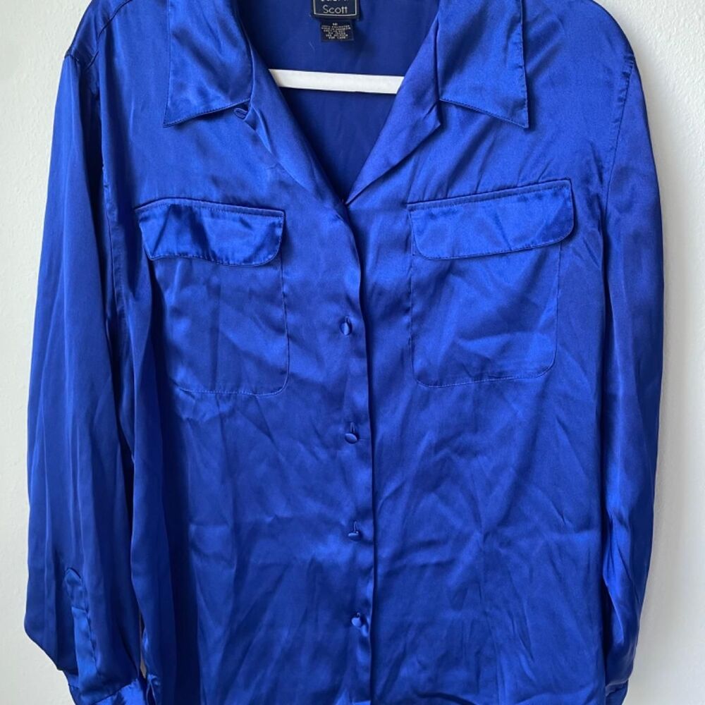 Laura-scott Women's Blue Blouse